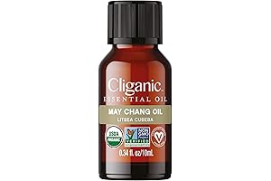 Cliganic May Chang Essential Oil: 100% Pure Aromatherapy Delight
