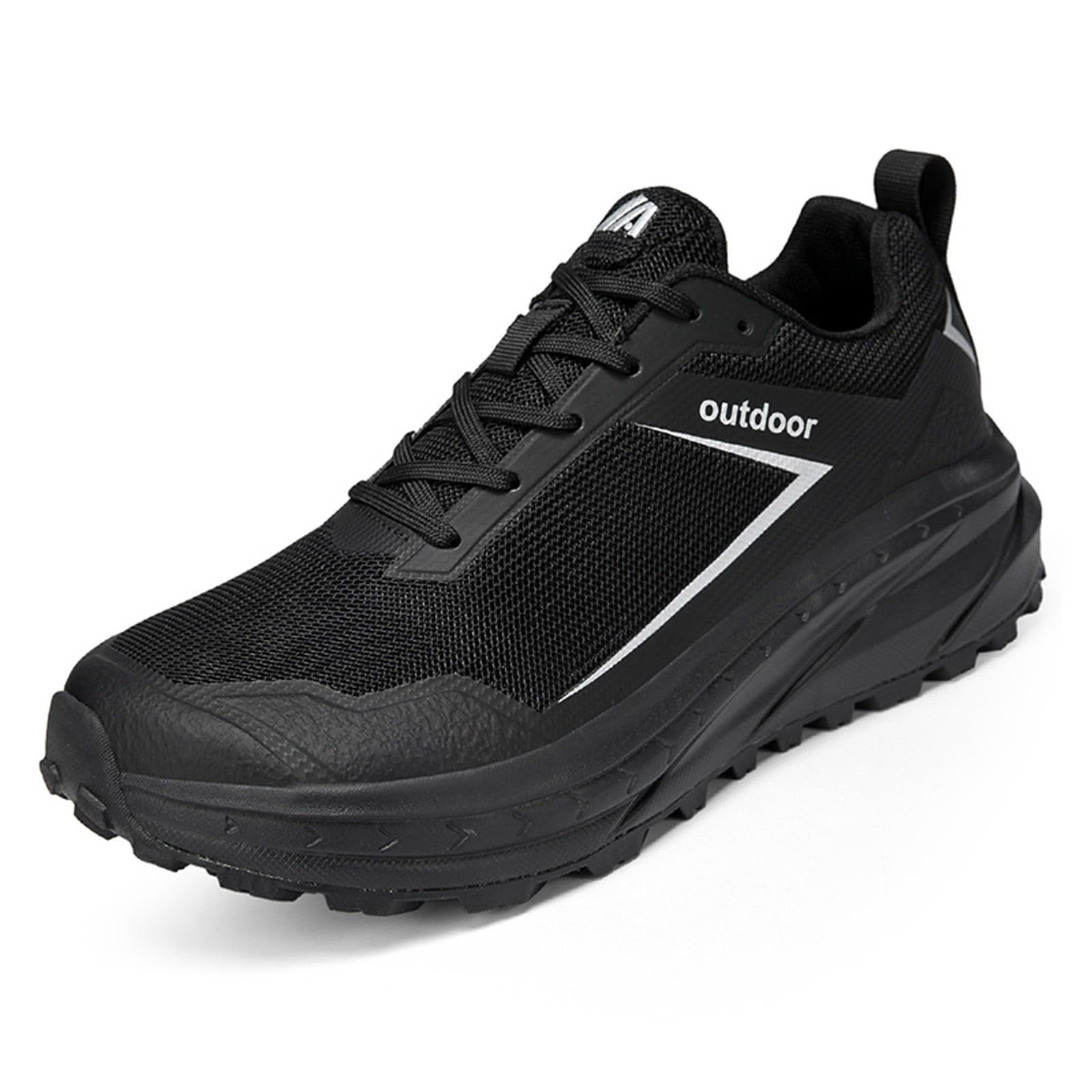 Zapatillas de correr para hombre, zapatillas de deporte anchas, ligeras, transpirables, cómodas, antideslizantes, para senderismo, deportes al aire libre y fitness