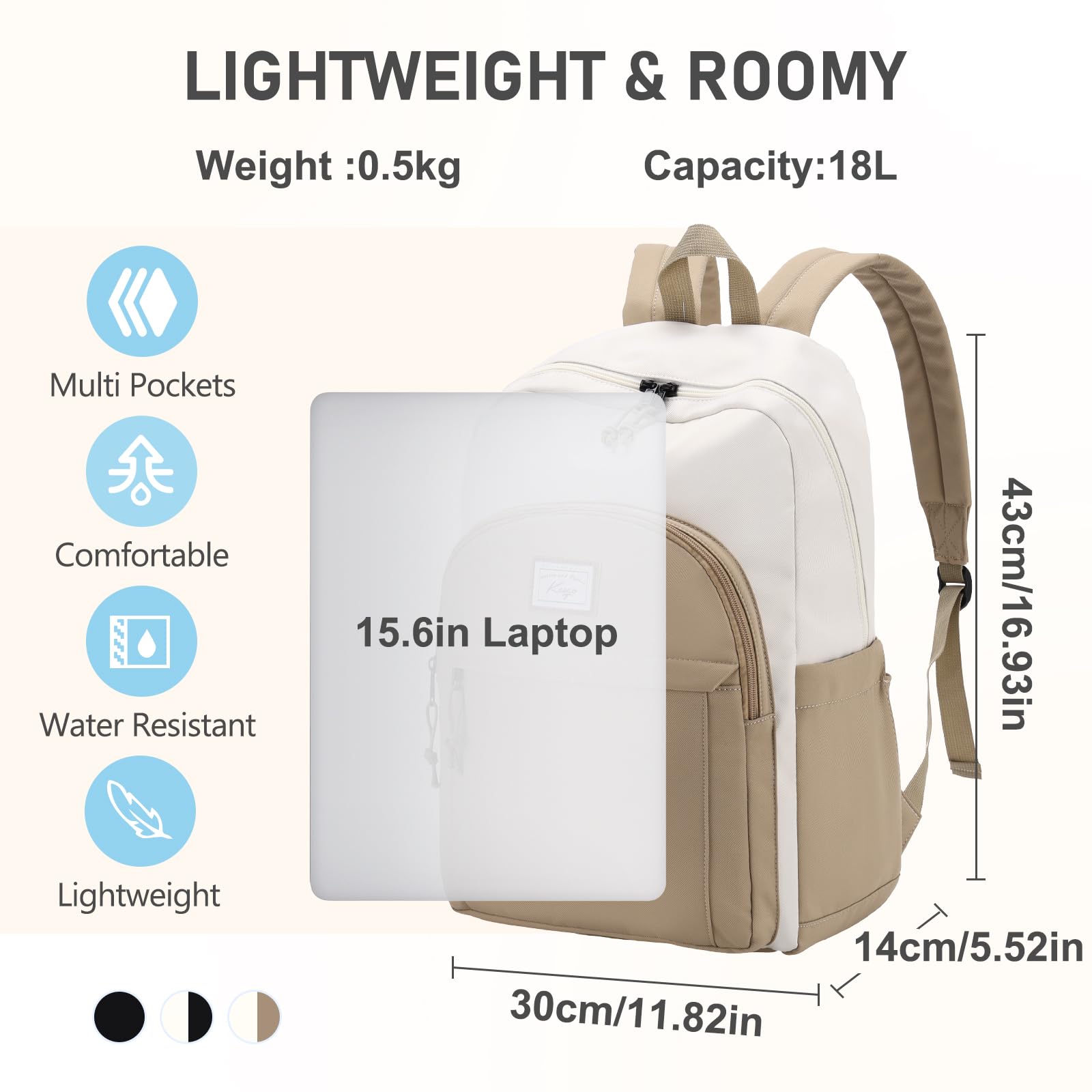 Kasqo Mochila escolar, mochila de escuela secundaria para adolescentes, niñas, niños, mochila escolar, casual, para mujeres y hombres, mochila para viajes universitarios