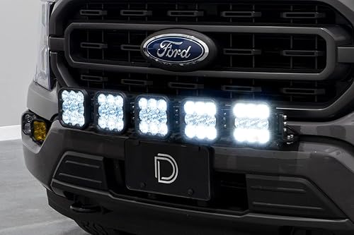 Miniatura 2 de Diode Dynamics SS5 Grid CrossLink Kit de barra de luz compatible con Ford F-150 2021-2023 blanco combo deportivo