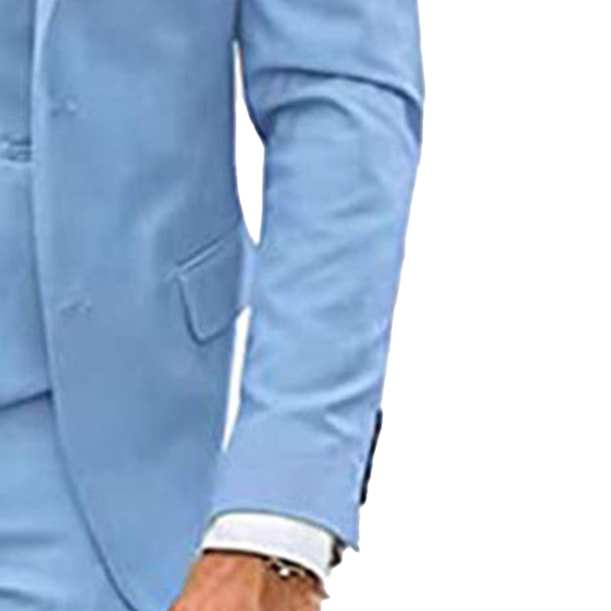 Herren 3 Stück Casual Tuxedo Anzüge Kerbe Revers Slim Business Anzug Set Hochzeit Prom Party Blazer Jacke Weste Hose