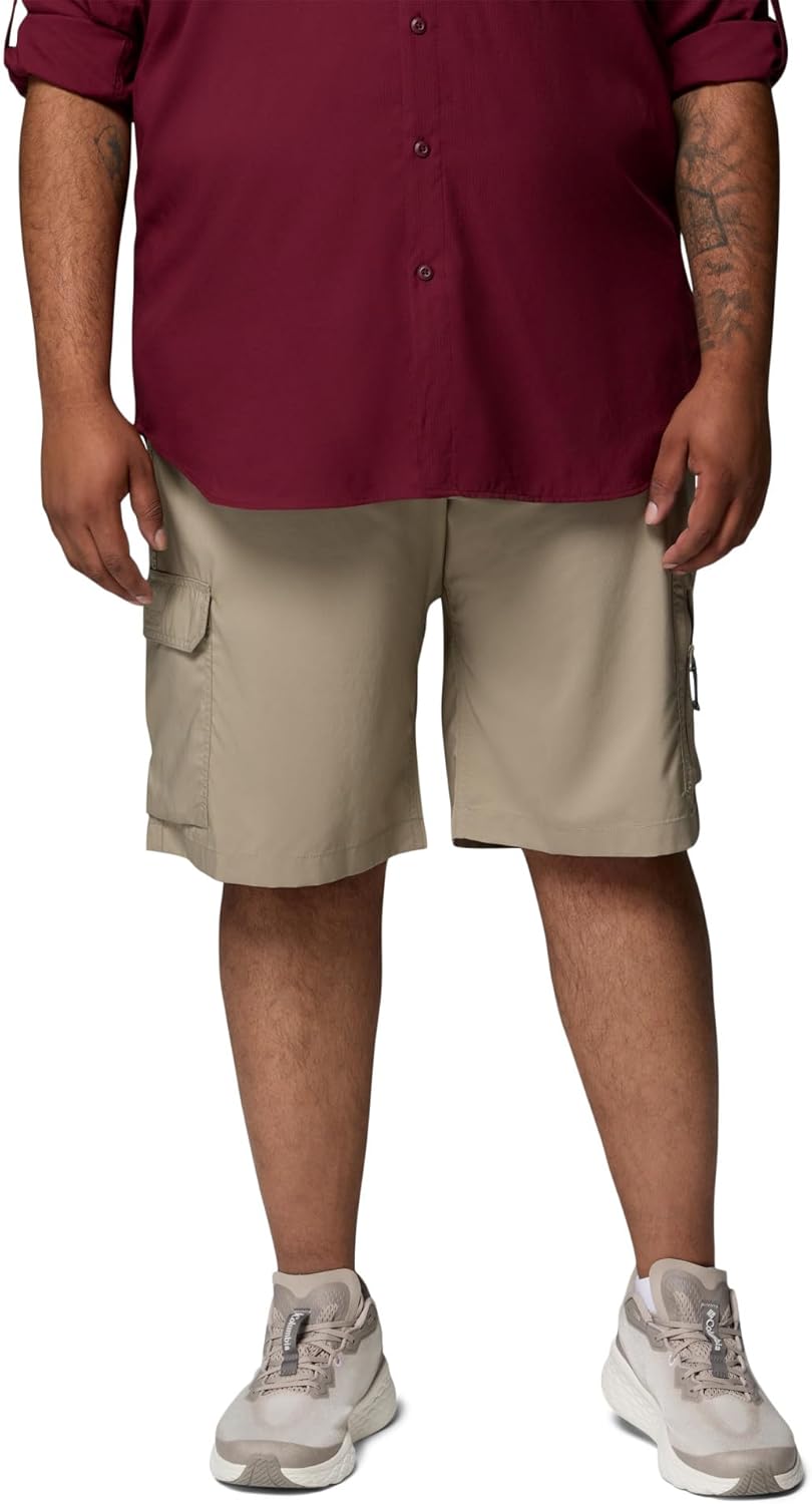 Columbia Men's Silver Ridge Utility Cargo Short, Tusk, 36 x 10