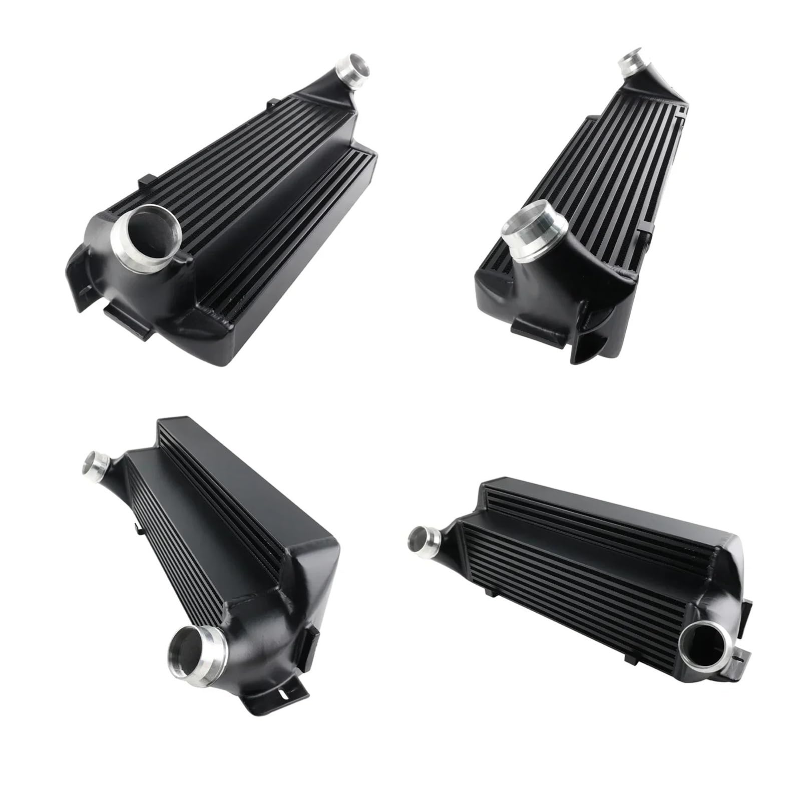 Pasuje Do Serii 1/2/3/4 (F20, F22, F32, F34, F36), 118i, 125i, 228i, 328d-układ Chłodzenia Czarny Intercooler EVO II Intercooler do turbiny samochodowy
