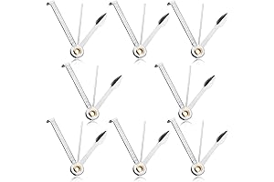 8pcs Stainless Steel 3 In1 Bongfresh Smoking Tobacco Pipe Reamers Tamper Cleaner Cleaning Tool