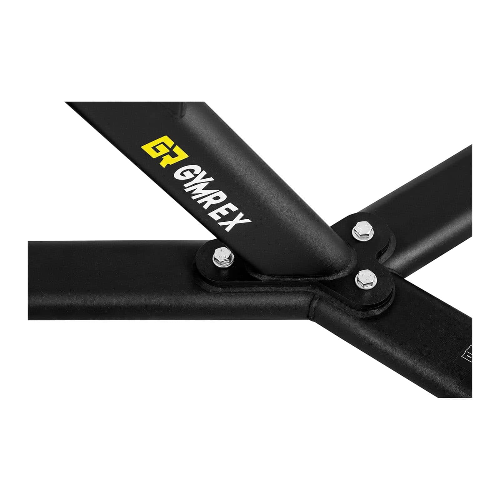 Gymrex - Panca per Schiena e Addome Multifunzione GR-BE 150 (Fino a 135 kg, per Addome, Schiena e Glutei, Maniglie stabili per Fondi)