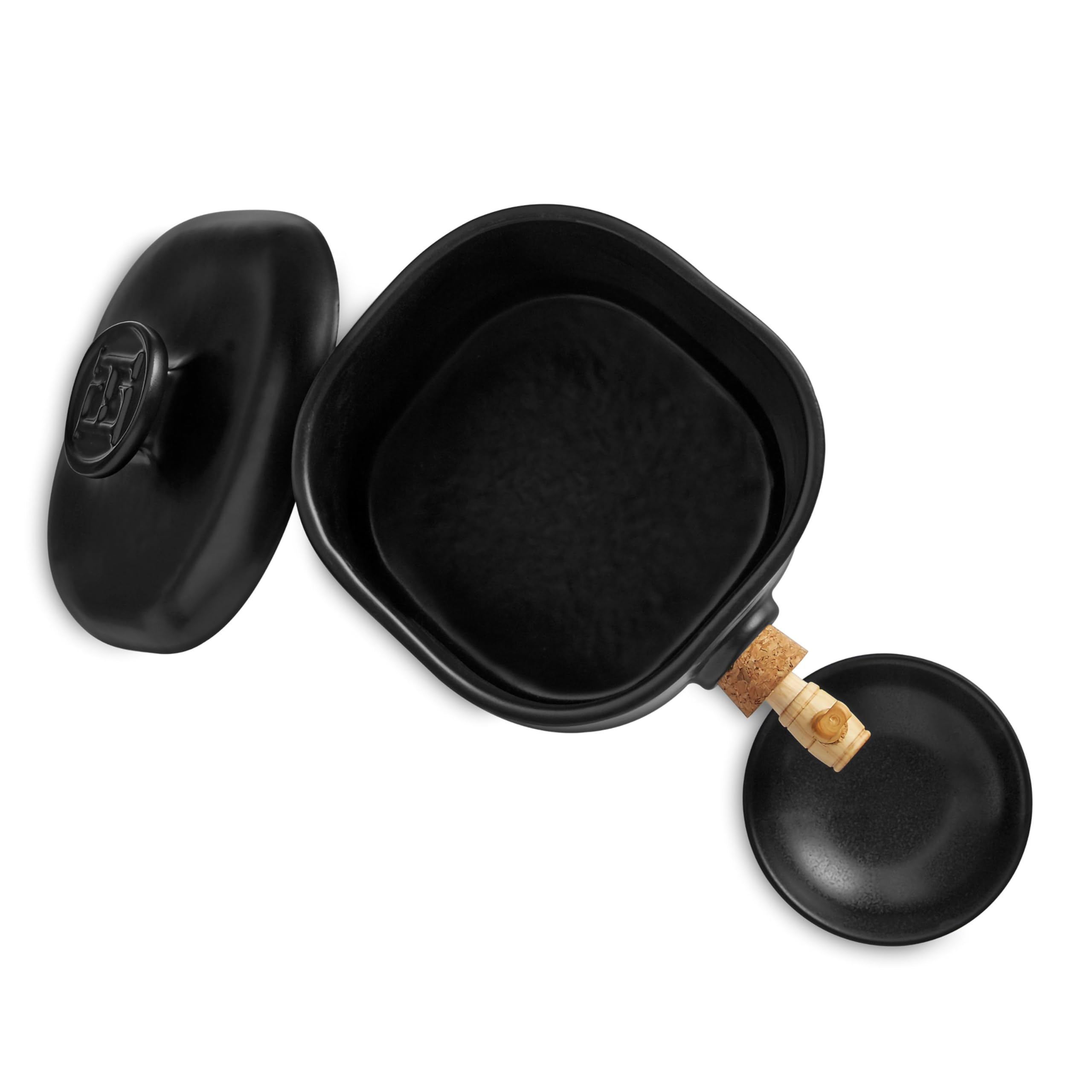 Amazon.com: Emile Henry 2.5 qt Vinegar Pot, Black : Grocery