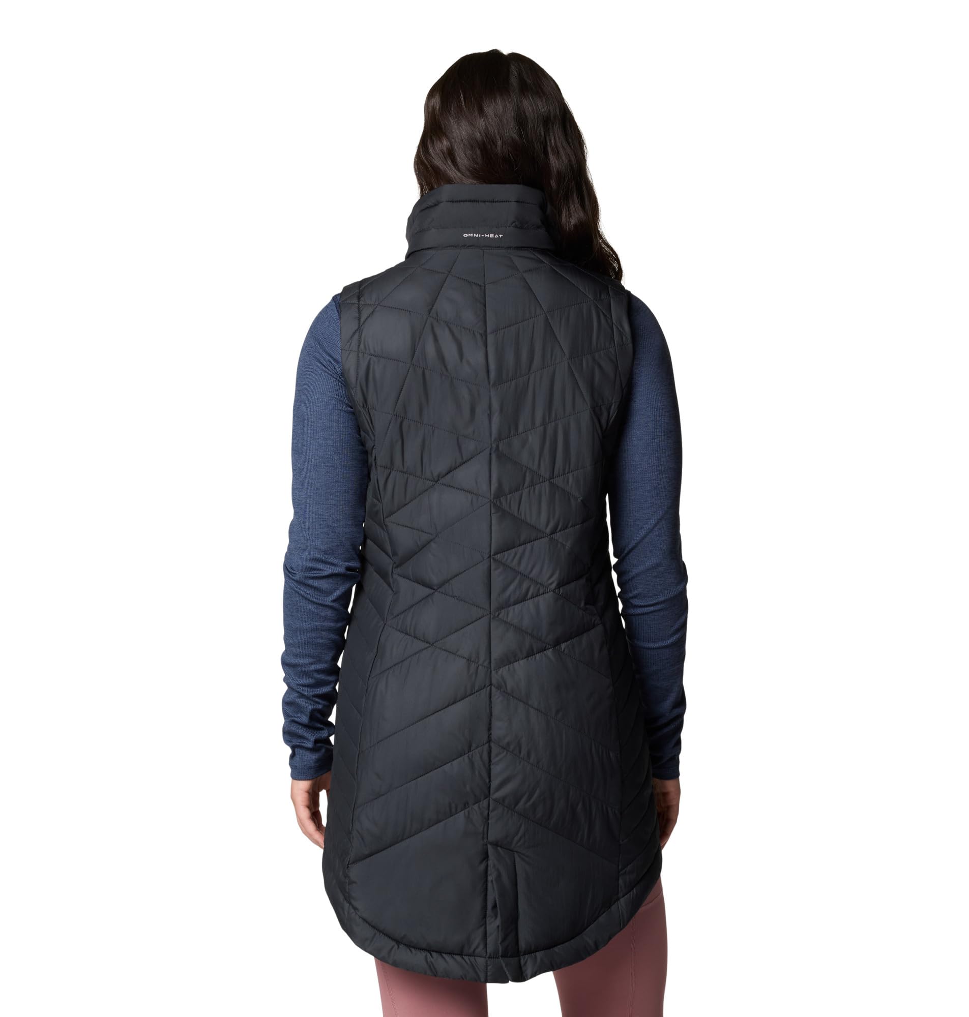 Columbia Damska kamizelka Heavenly II Long, Czarny, XS