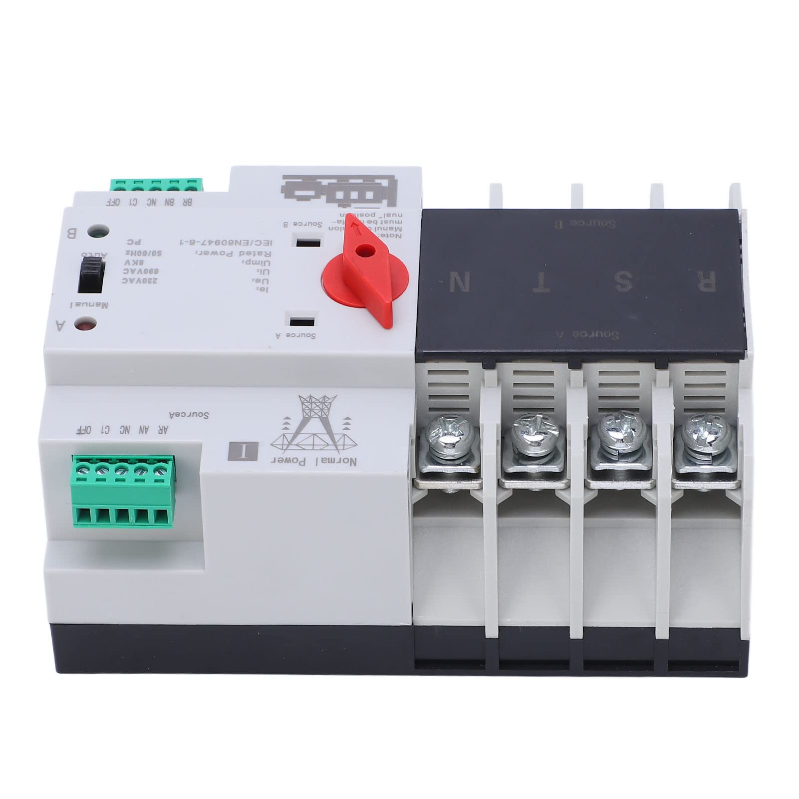 Interruptor Transferencia Automática 4P 125A, Conmutación Ininterrumpida