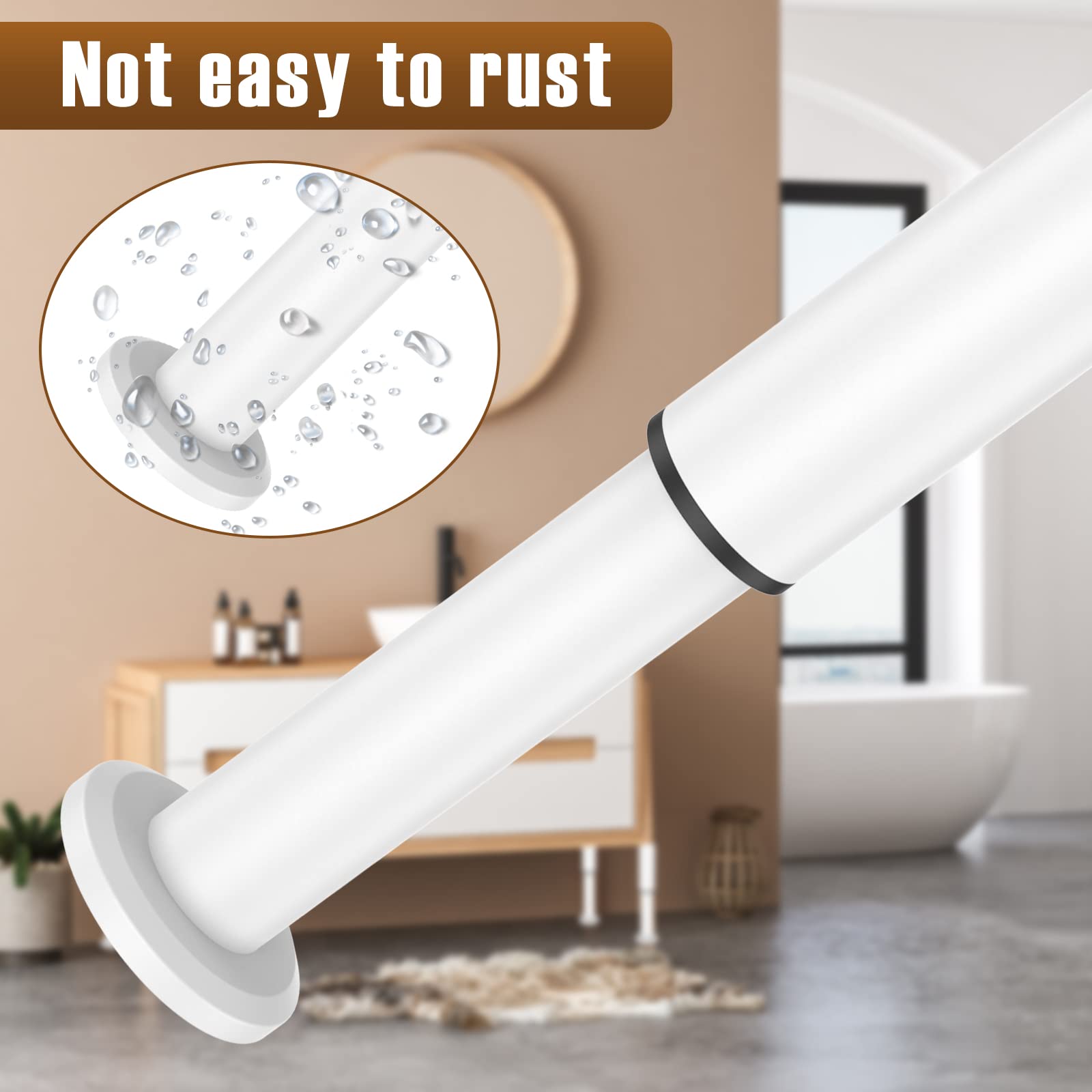 Jetcloud 4PCS Metal Adjustable Furniture Legs furniture support legs Table Leg 7.08-13inch Metal Furniture Support Feet Furniture Legs for Bed/Sofa/coffee/Cabinet/Couch/Dresser/Table (White) - Image 3