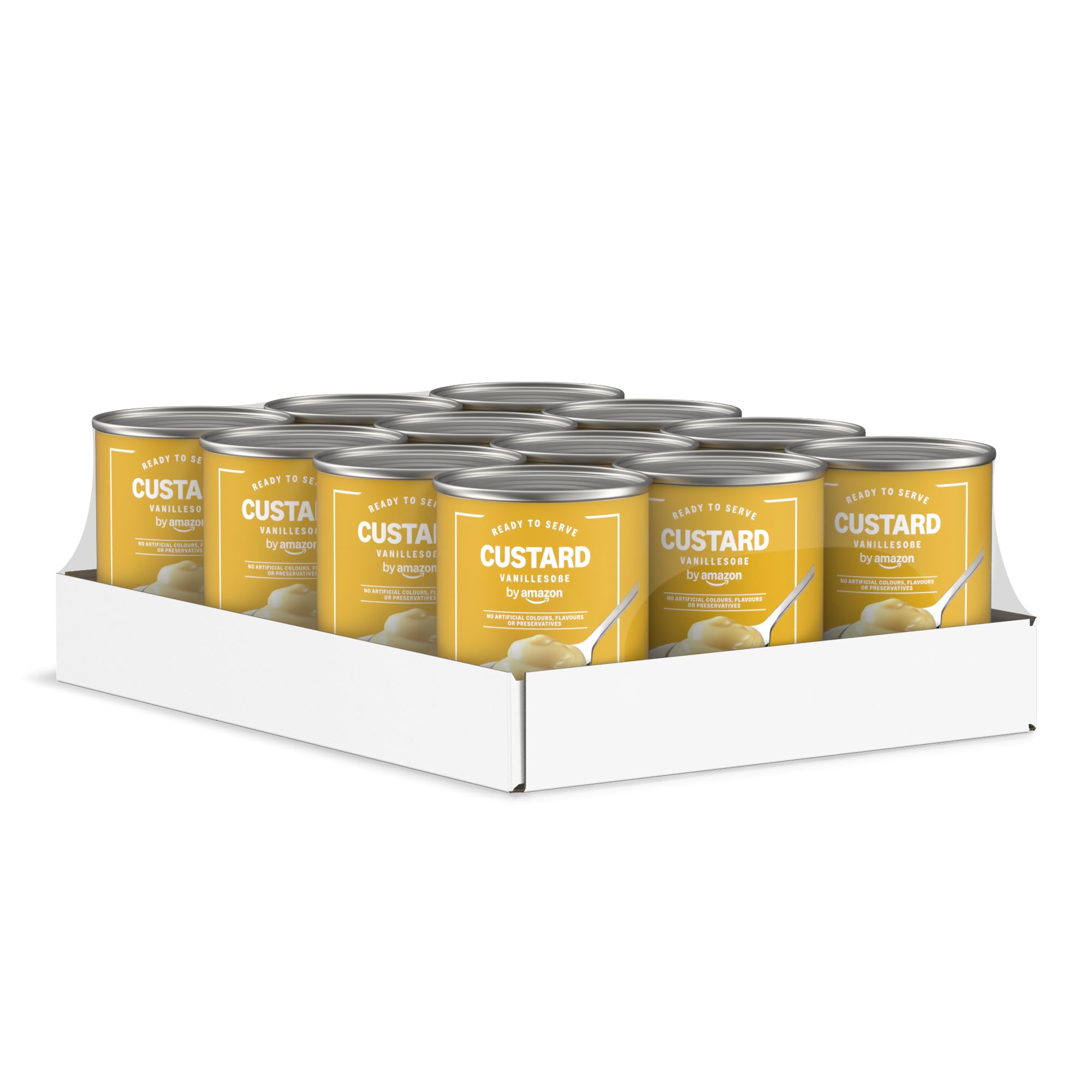 by Amazon Custard, 12 x 400g