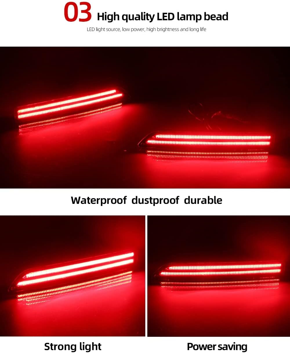 車両テールライト 2 個の Led リアバンパーリフレクターライト ために 日産 ために セントラシルフィ 2020 2021 車の