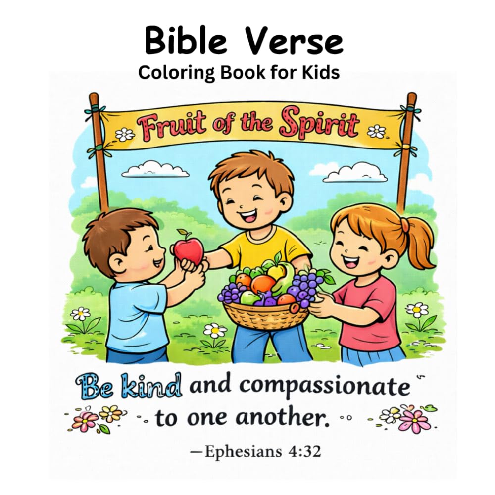 Bible Verse: Coloring Book for Kids