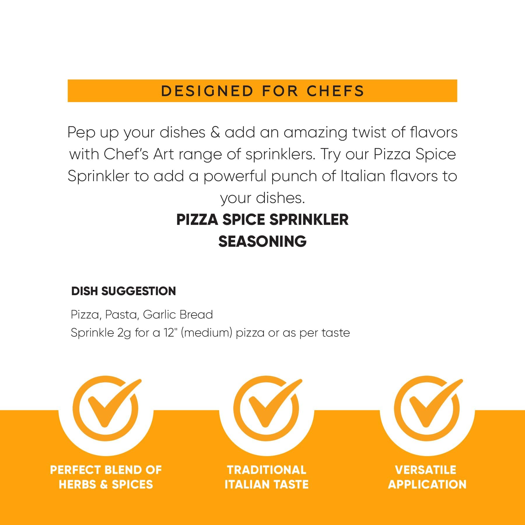 Chef'S Art Pizza Spice Sprinkler VKL 1 kg 2