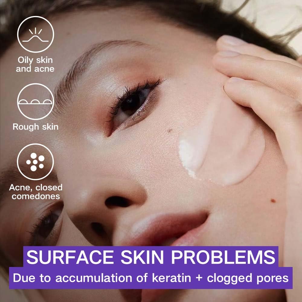 Hotluck Facial Exfoliating Cream, Plant Fiber Scrub, Exfoliating, Antioxidant, Moisturizing Gentle Facial Cleanser 2.82 oz. (Pack of 1)