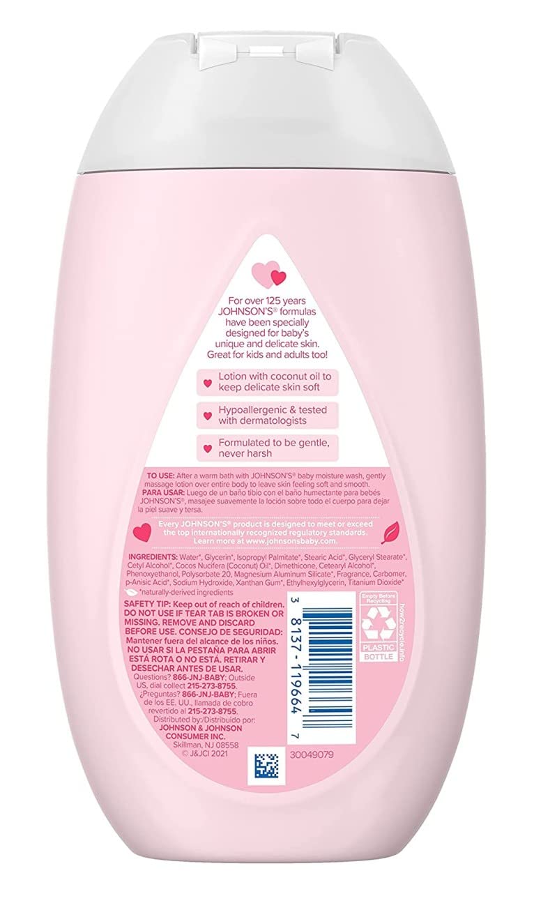Johnsons Baby Lotion 13.6 Ounce (400ml) (Pack of 6)