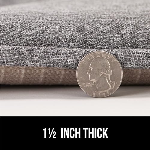 Miniatura 7 de GORILLA GRIP Juego de 6 cojines antideslizantes para silla, no requieren ataduras, juego de 6 almohadillas de espuma viscoelástica para comedor,