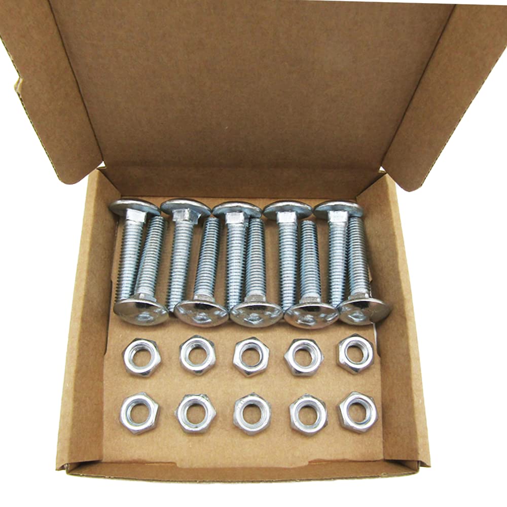 Bulloni Pullman M12/12mm A Testa Quadrata Con Dadi Esagonali Zincati Per - Foto 10