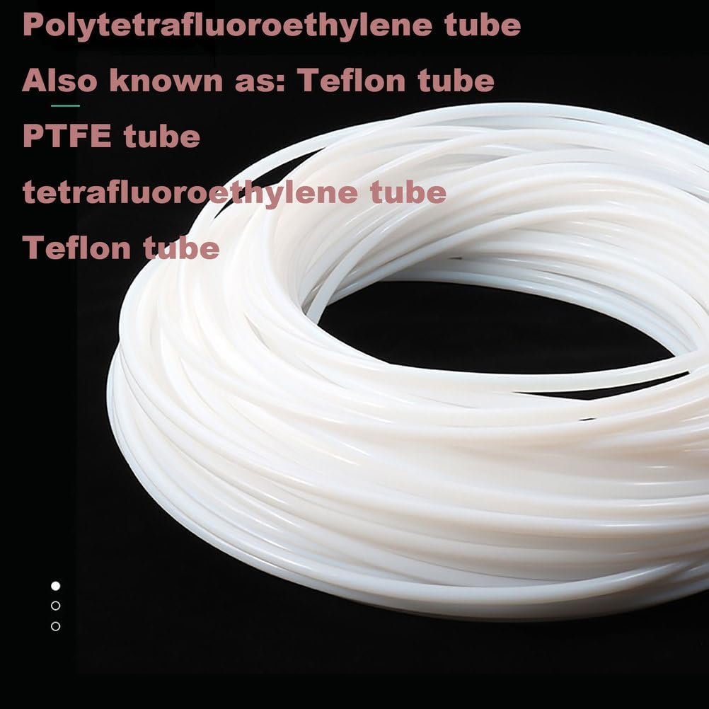 3D Printer 1M PTFE Tubing, 20Mm Inner Diameter,22-25Mm Outer, Flexible Tube for 3D Printer Filament Guide(20 * 24mm)