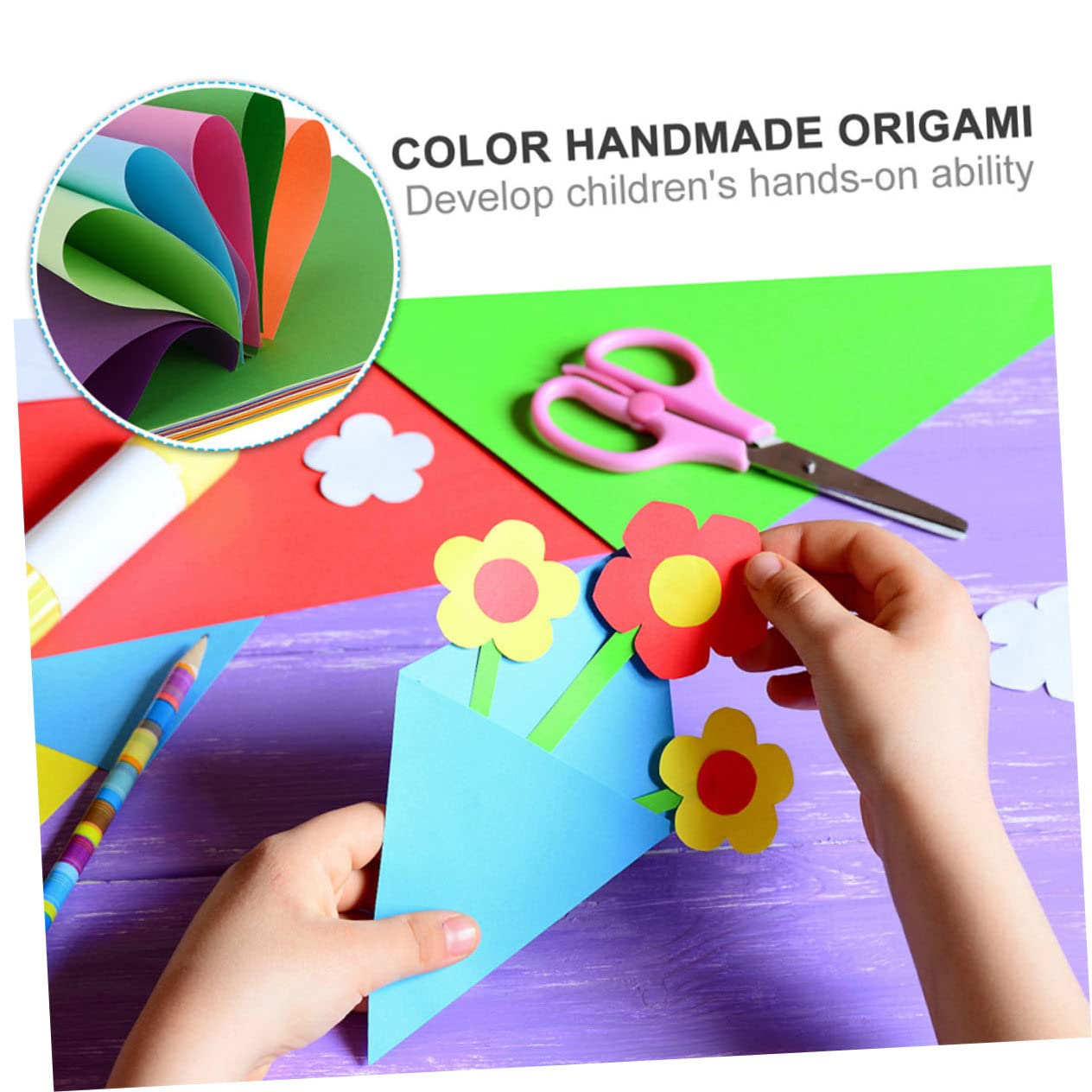 Carta per Origami 2 Confezioni, DIY per Ragazzo Ragazza e Adulti