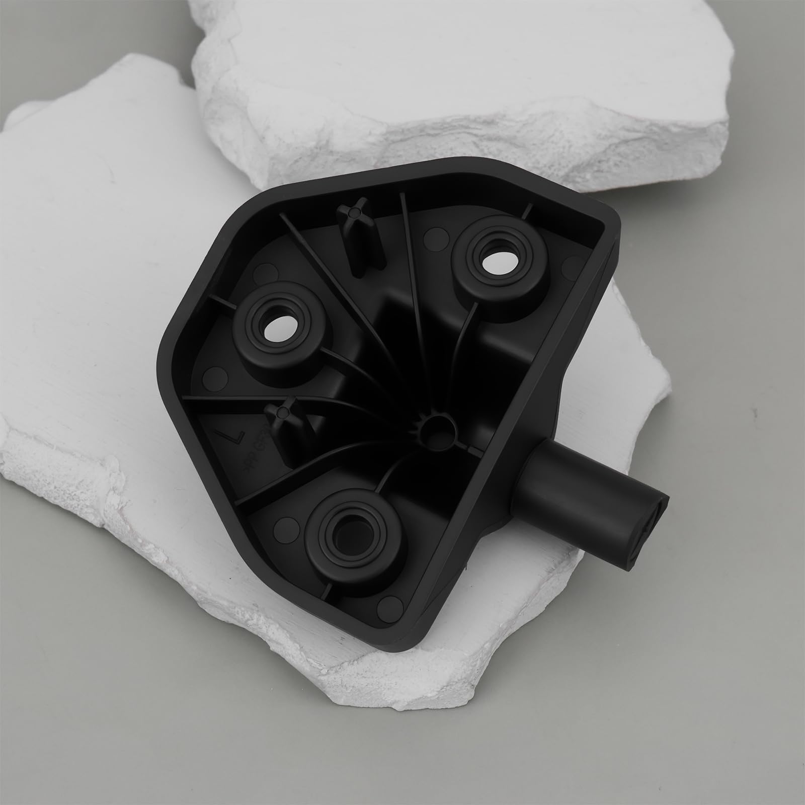 1x Support de Roulement Gauche pour Cache-Bagages de Coffre de Voiture 9Y3867777A1E0 Compatible avec Porsche Cayenne 18-24 Plastique Noir