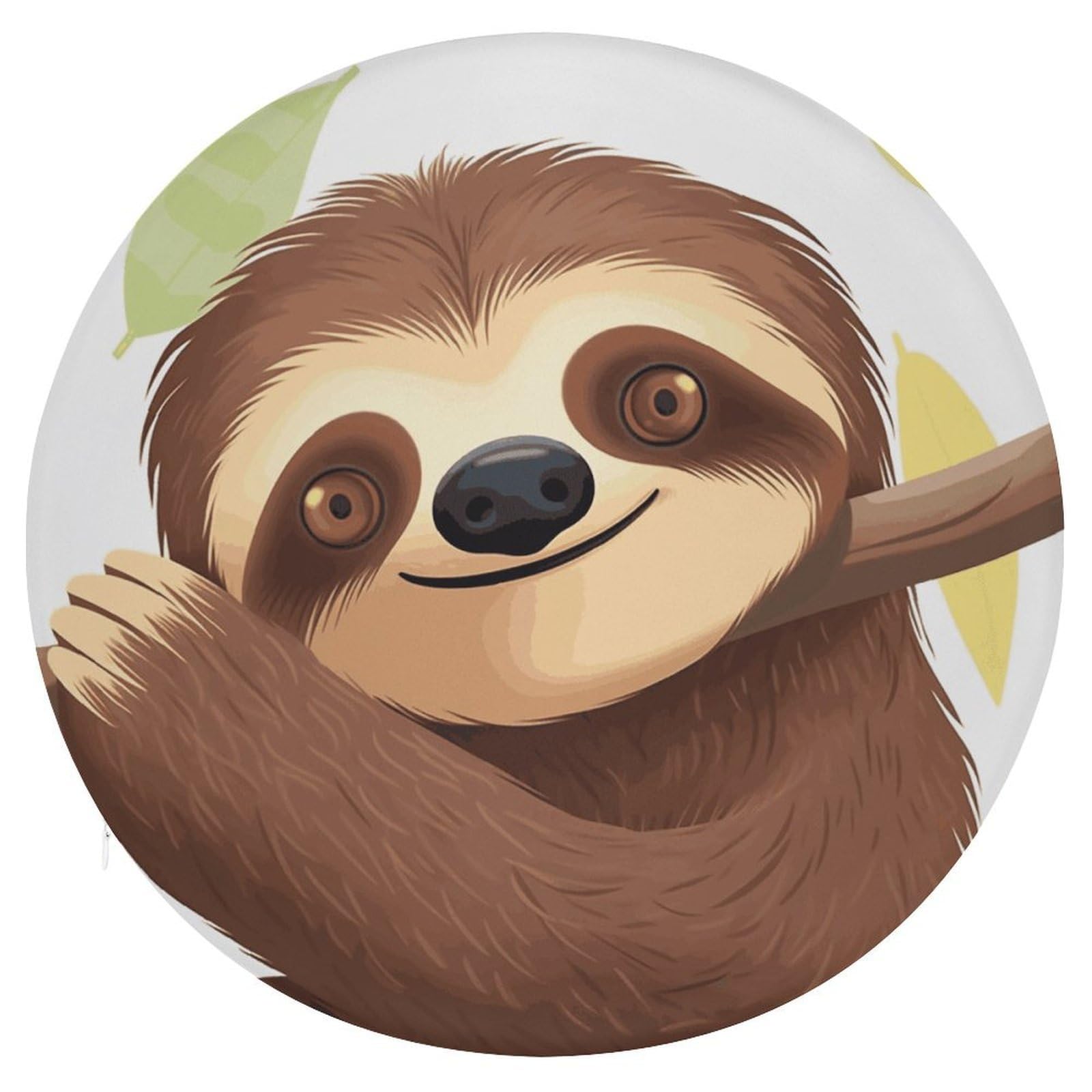 Adfgyerh Style Sloth Cushion Memory Foam Pillow Core，Seat Cushion Detachable Design，Chair Cushions Suitable For All Seasons, And Can Be Used In Offices, Dining Rooms, Homes, And Other Settings.