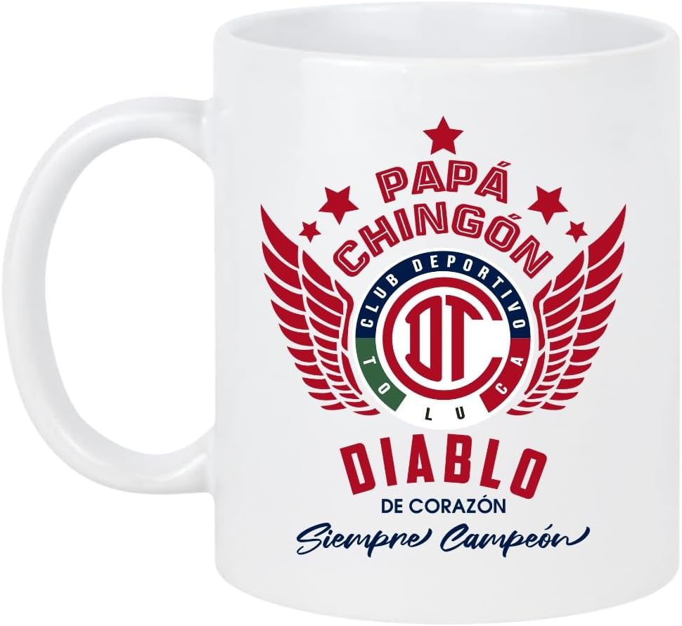 Toluca Soccer Fan Coffee Mug – 11 oz Ceramic Cup – Gift for Football Fans