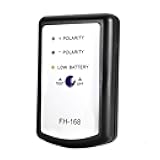 KIMISS Speaker Polarity Tester,Plastic Auto Car o Speaker Horn Tester Phase Meter Phasemeter speaker polarity tester