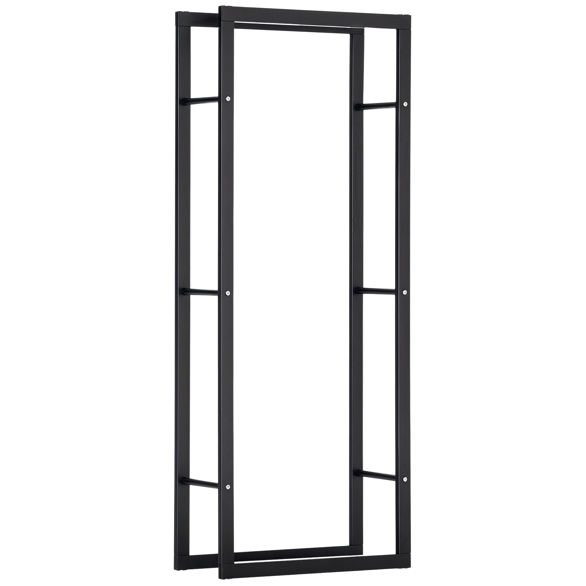 B&Q -  150Cm Metal Firewood Log Holder Rack Elevated DesignBase Side Rails