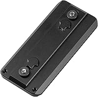 Vista 1 de Adaptador de placa de trípode FANAUE Keymod Rail con tornillos de seguridad, para cabezal de bola de trípode, compatible con Arca Swiss RRS Dovetail