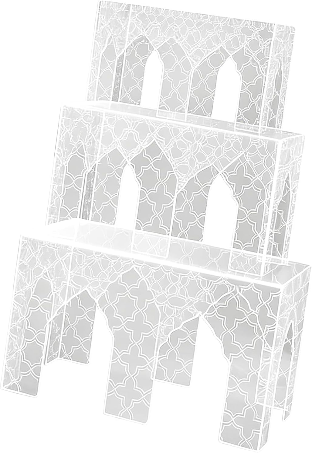 Middle Eastern Styles Storage Rack Acrylic Elegant Transparency Stand for Displaying Sweets and Snacks During Festives Middle East Acrylic Date Tray