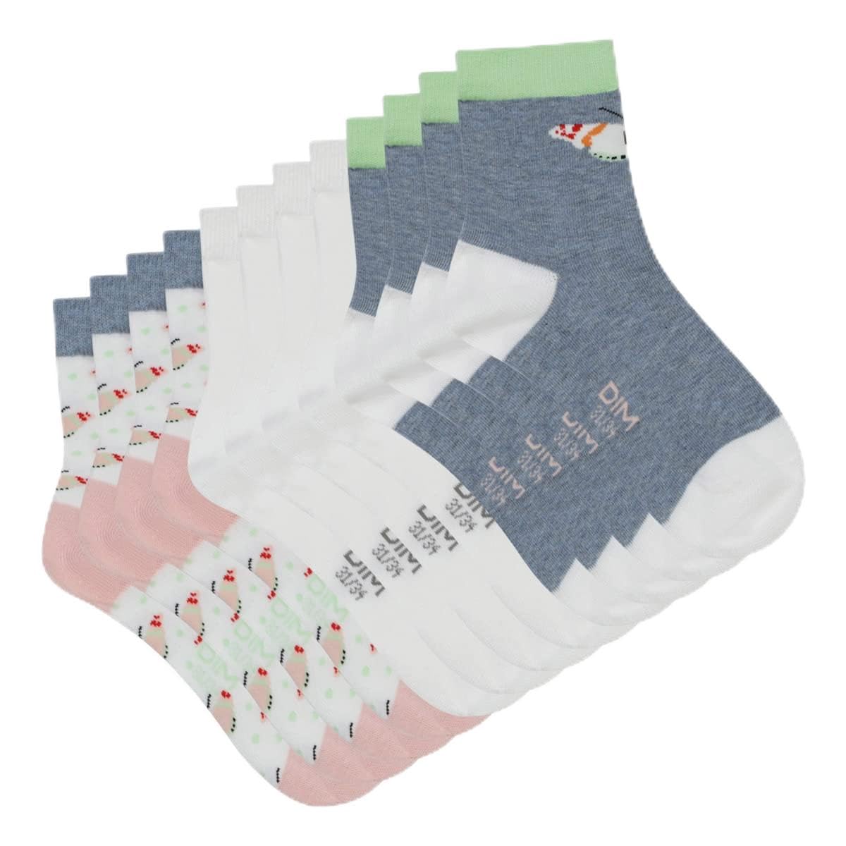 Dim Socquettes Unisexe Enfants Ecodim x5