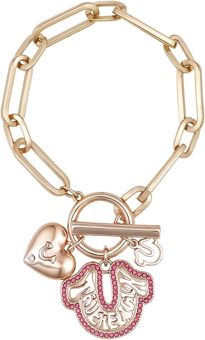 True Religion Charmy link bracelet