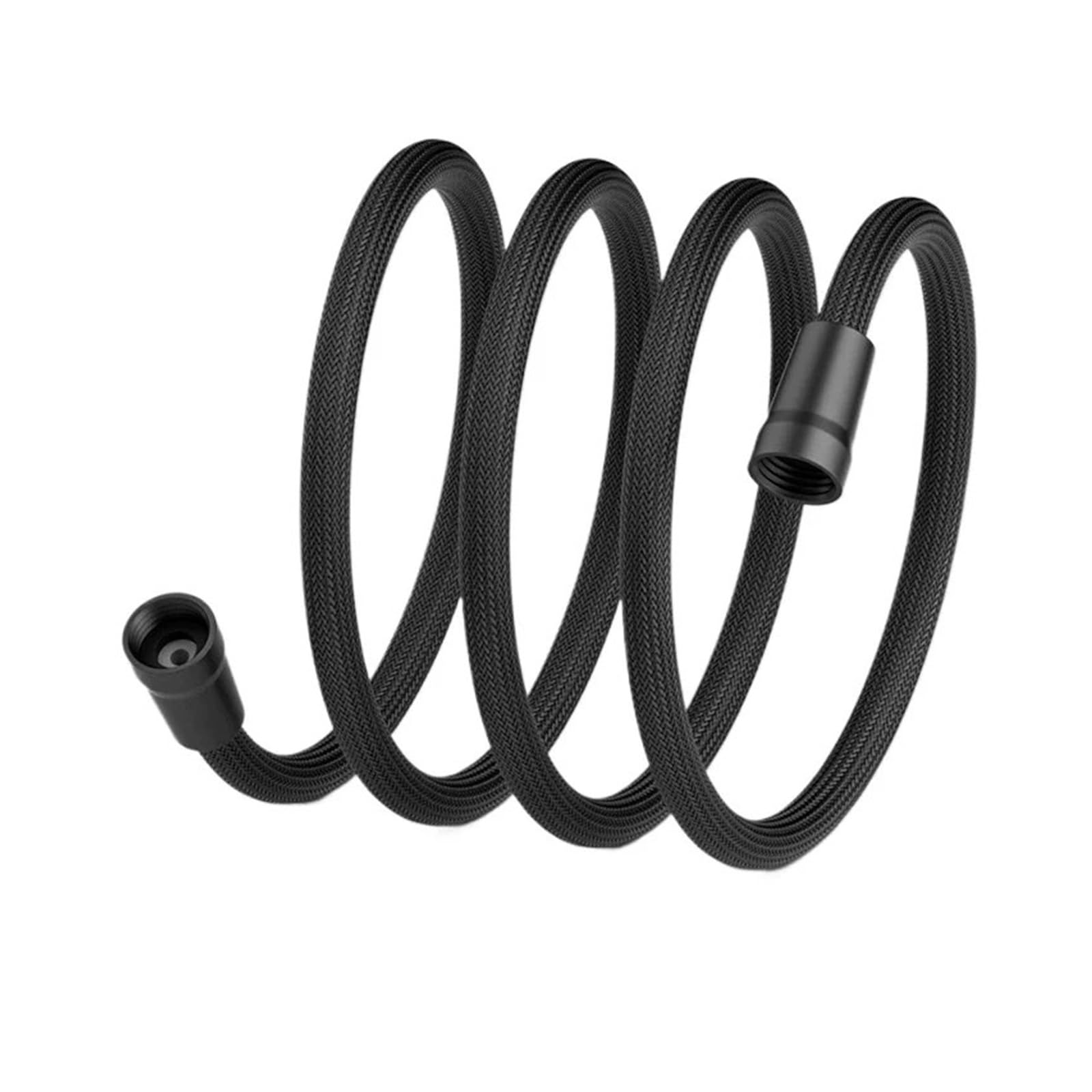 Bngdfdgh Black 1.5/2M Winding Handheld Shower Hose Gi/2 Flexible Tube High Pressure Universal Interface Bath Nylon Pipe(,1.5M)