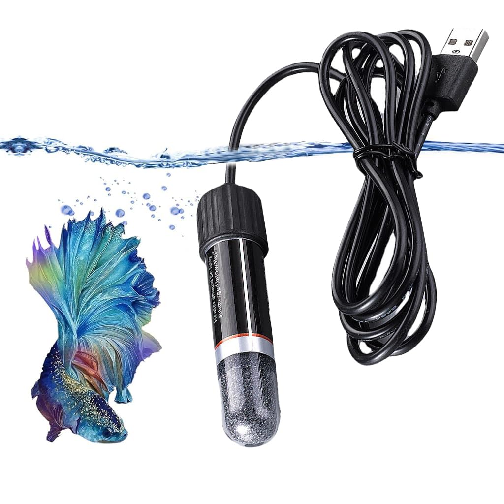 See full amazon price history chart for Qpets® 3.3 Mini Tank Heater, 10W Submersible Aquarium Heater, 26 °C Constant Temperature, USB Plug & Go Aquarium Heater for Betta Fish, Guppies, Neon Tetras for Small Fish Tanks Qpets® 3.3 Mini Tank Heater, 10W Submersible Aquarium Heater, 26 °C Constant Temperature, USB Plug & Go Aquarium Heater for Betta Fish, Guppies, Neon Tetras for Small Fish Tanks (B0DFCH7JMQ) Amazon Price History, Amazon Price Tracker