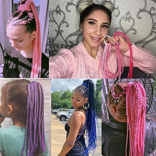 prinfantasy Braiding Hair Extension Braids Synthetic Hair Braid Red, BZ136, GBBZ136, 24 inch - Image 4