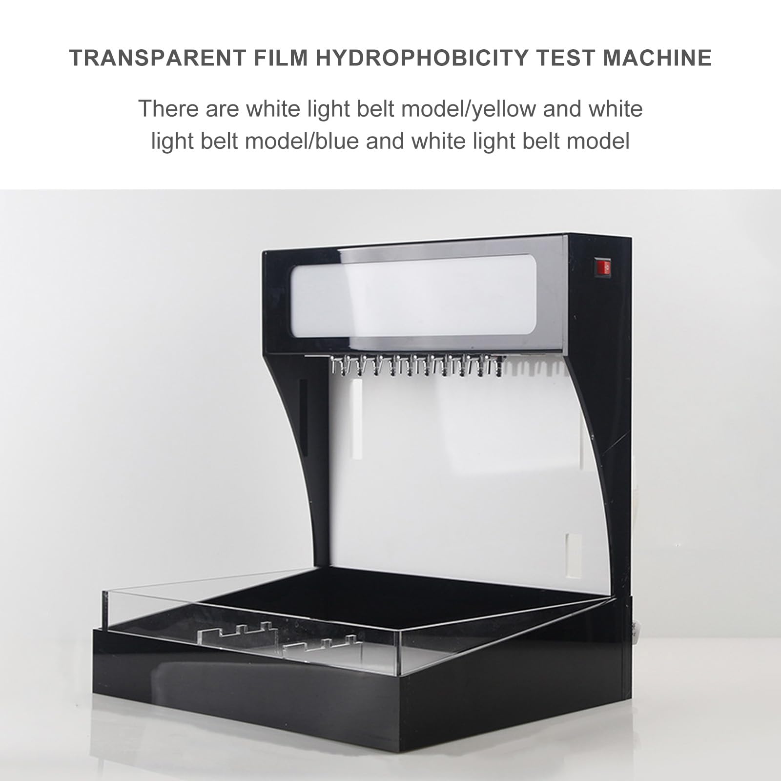 Macchina per Il Test di Idrofobicità dei Finestrini Dell'Auto, Tester di Idrofobicità per Parabrezza Auto, Dispositivo per Gocce d'Acqua, Test di Pellicole di Placcatura,Styel C