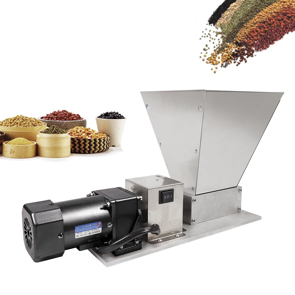 SchrotmüHle Elektrisch GetreidemüHle FuttermüHle MalzmüHle MaismüHle Kornquetsche Getreid WalzenmüHle Multifunktionsschleifer Elektrische Zerkleinerer FüR Getreide Futterherstellung