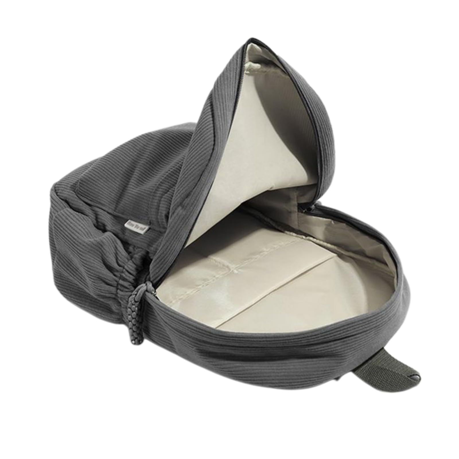 Zaino in Corduro Casual, Grande Borsa di Stoccaggio Leggera con Design alla Moda per Abiti Quotidiani E Viaggi-Green