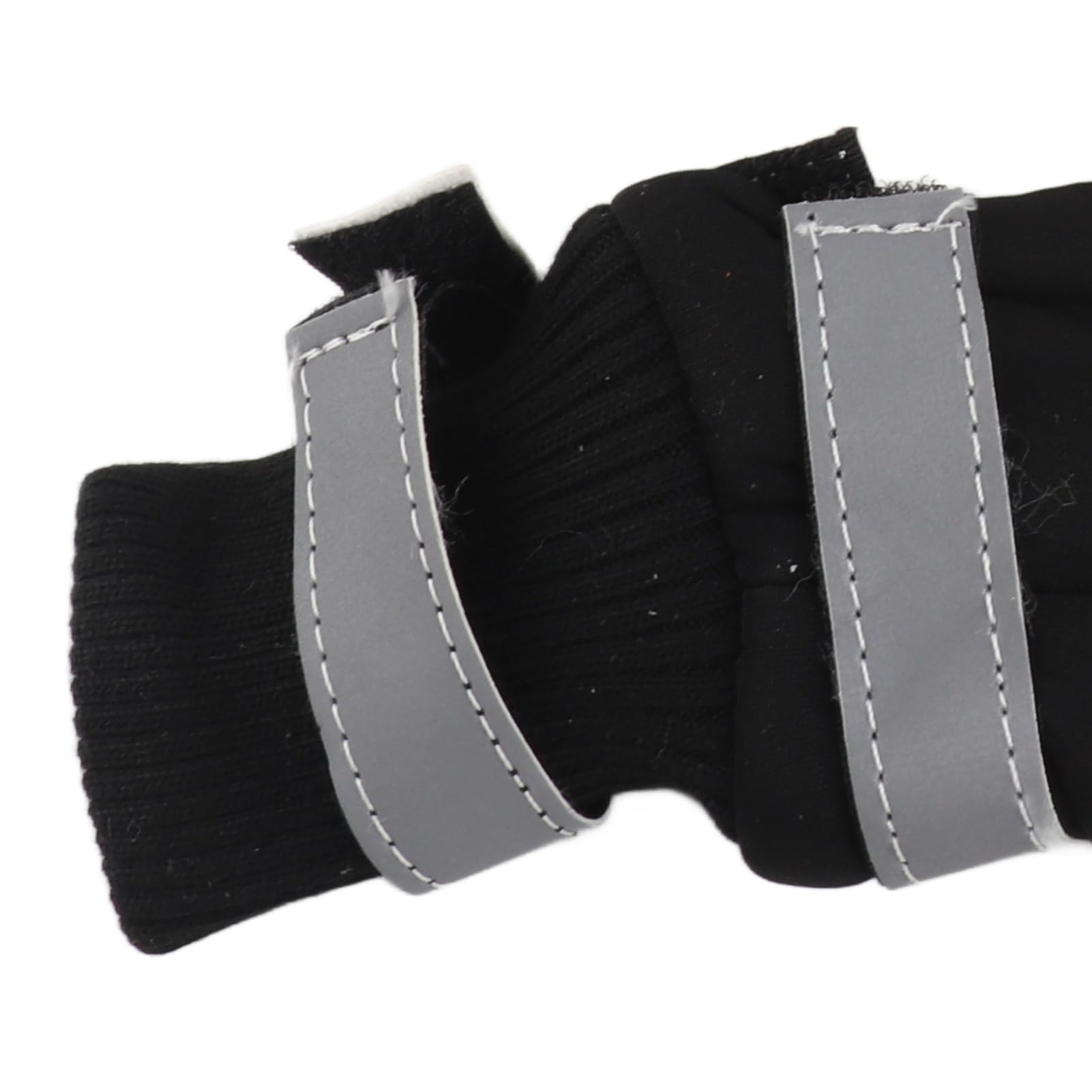 Zerodis 4 Piezas de Botas para Perros, Zapatos de protección Antideslizantes Negros para Perros Botas de protección cálidas Impermeables para Perros medianos y Grandes(XL Azul)