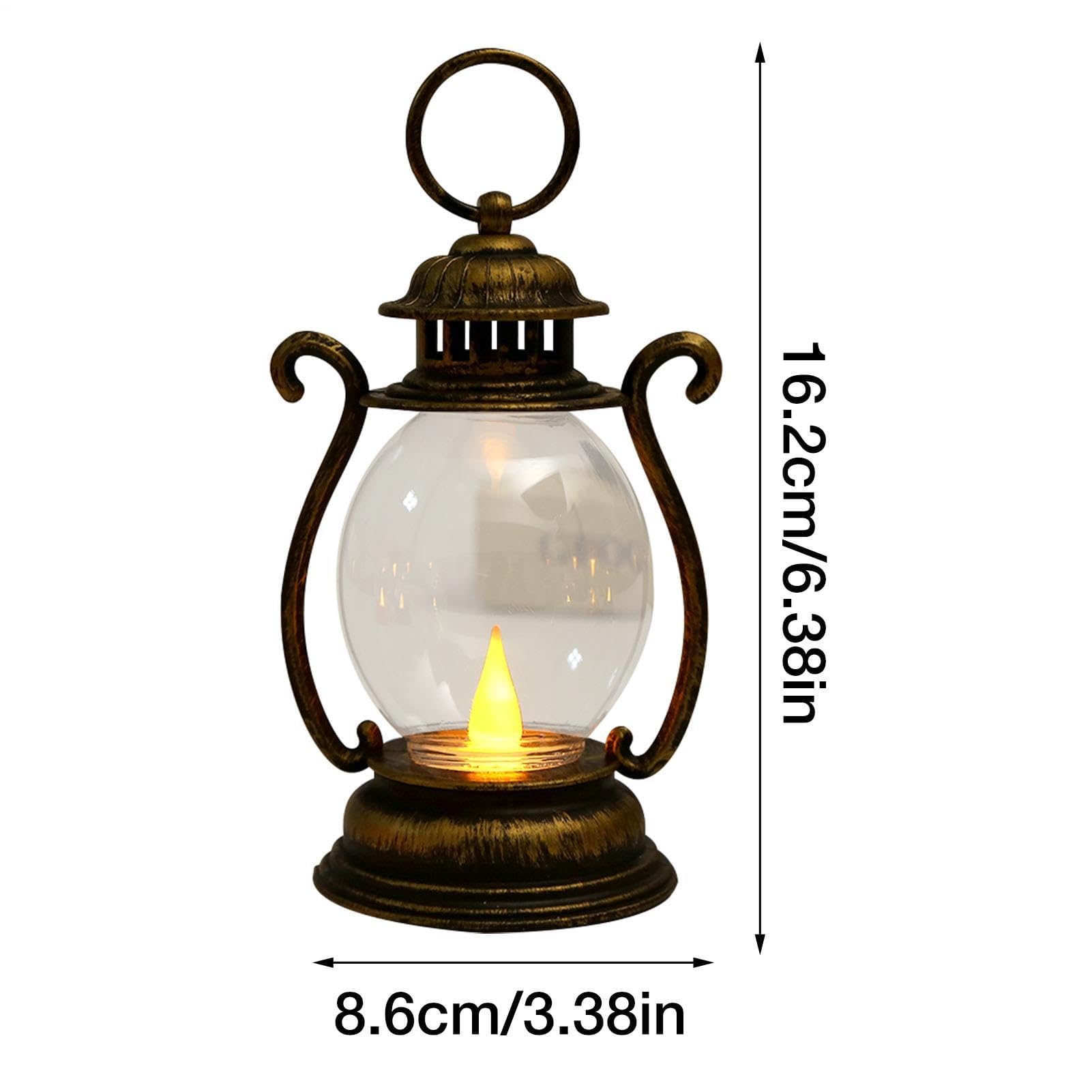 Lampa stołowa LED w stylu retro, zasilana bateriami, do sypialni, salonu i patio, dekoracyjna lampa w stylu vintage, do ogrodu i na kemping