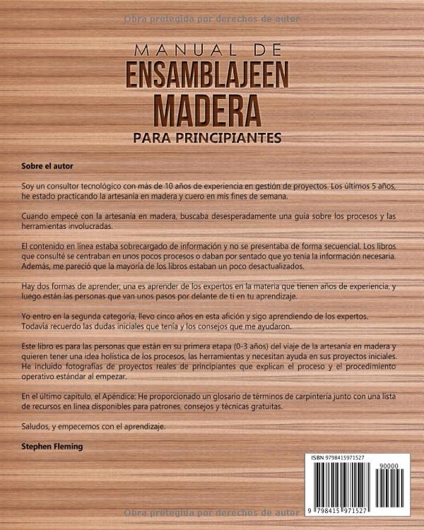 Miniatura 2 de Manual de ensamblajeen madera para principiantes La guía esencial de ensamblaje con herramientas, técnicas, consejos y proyectos iniciales (DIY