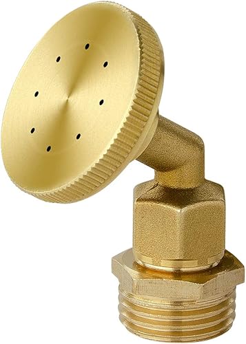 Miniatura 7 de Feelers Boquilla de pulverización de latón, 12 pulgada BSPF 4 agujeros pequeño atomizador rociadores de jardín sistema de riego agrícola adaptador