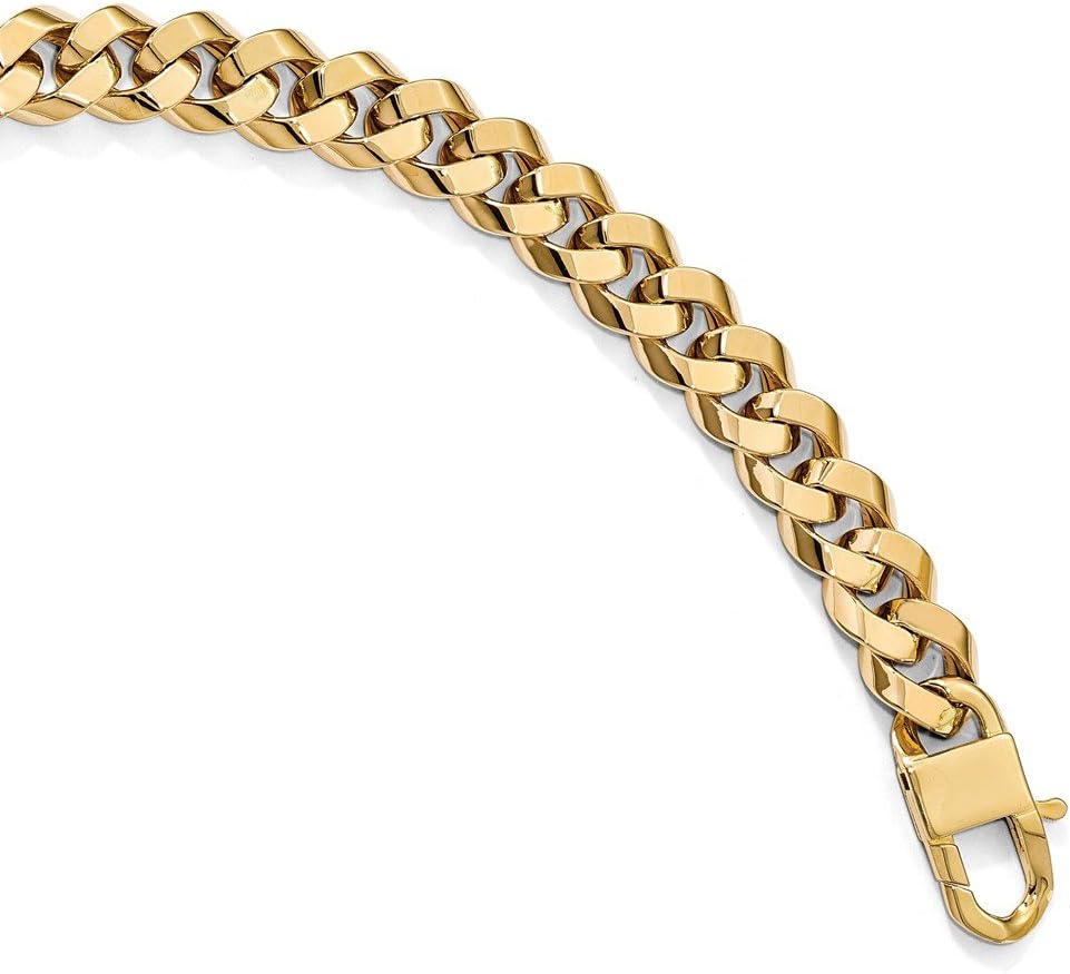 Leslie's Real 14kt Yellow Gold Polished Fancy Link Bracelet; 8 inch; Lobster Clasp