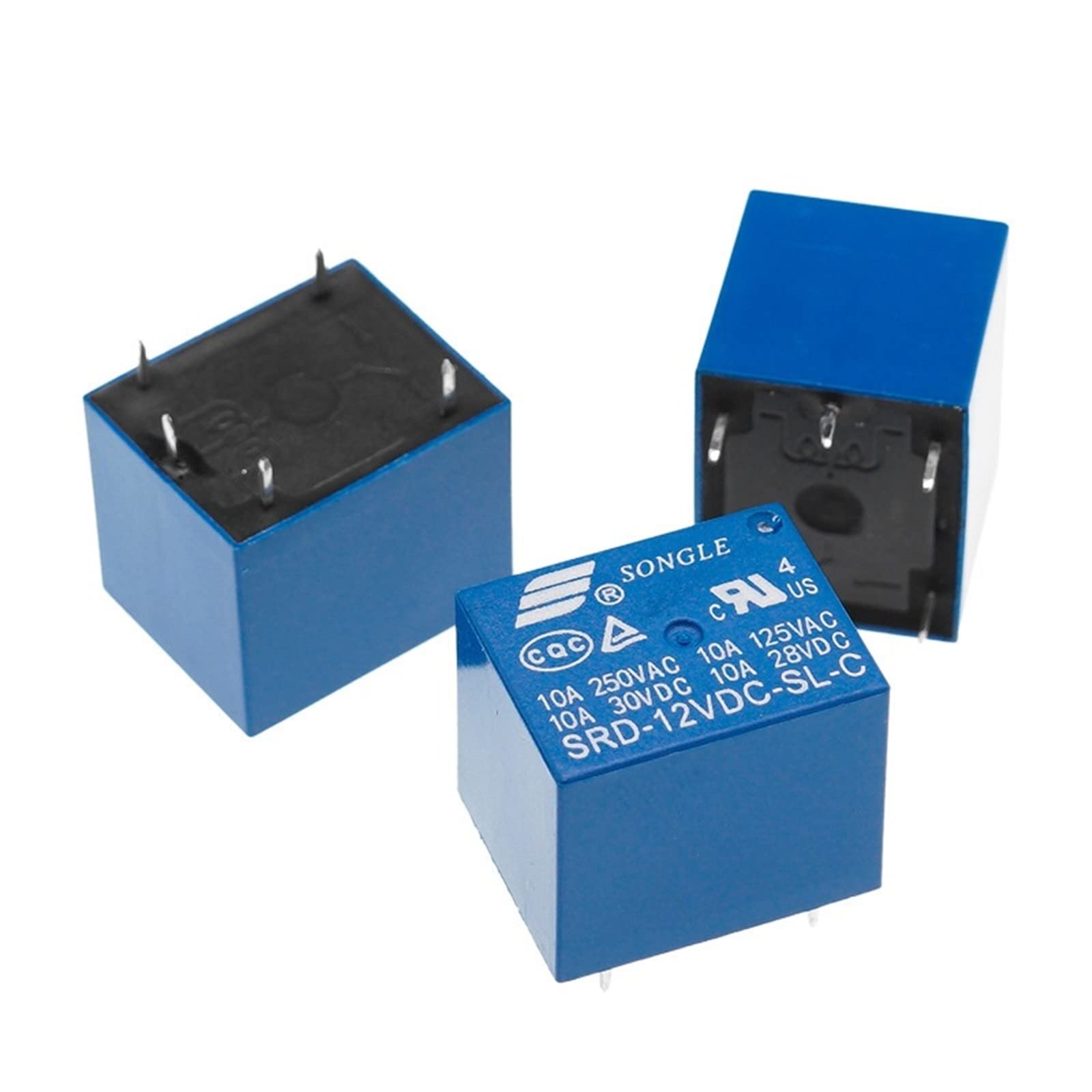 2PC T73 Relais SRD-12VDC-SL-C SRD-05VDC-SL-C 24VDC 5-polig 10A Ersatzteile (Size : SRD-03VDC-SL-C)