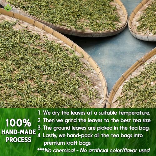 Image of Lavendium, 20 Rosemary Leaf Tea Bags, Made of 100% Natural Rosemary Dried Leaves, Rosemary Herbal Tea, No Additives, No Caffeine, No Gluten, Vegan.