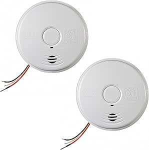 Kidde Hardwired Smoke Detector with 10-Year Battery Backup and Interconnect