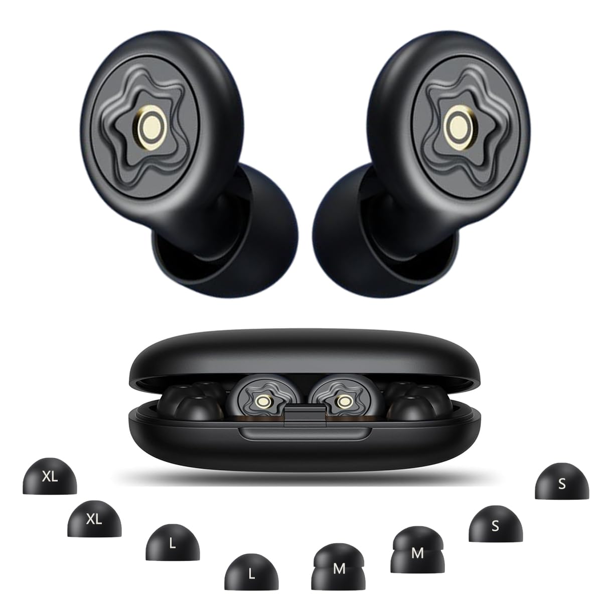 Ear Plugs for Sleeping Noise Cancelling, 50dB Reusable Silicone Earplugs for Side Sleeper…