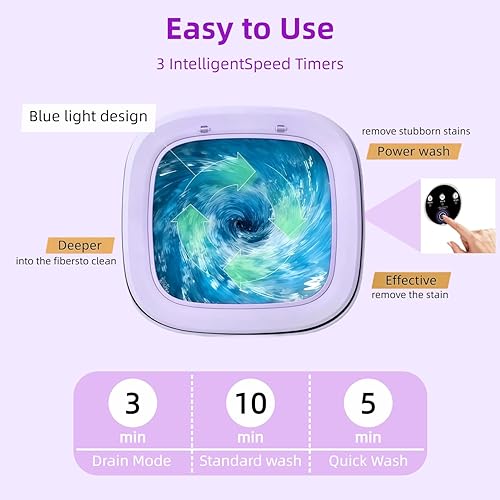Miniatura 5 de Lavadora portátil (púrpura)