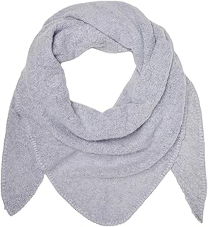 VERO MODA Vmcally Triangle Scarf Ga Noos Scarf, Cosmic Sky/Detail: Black Melange, One Size, Cosmic sky/detail: black melange