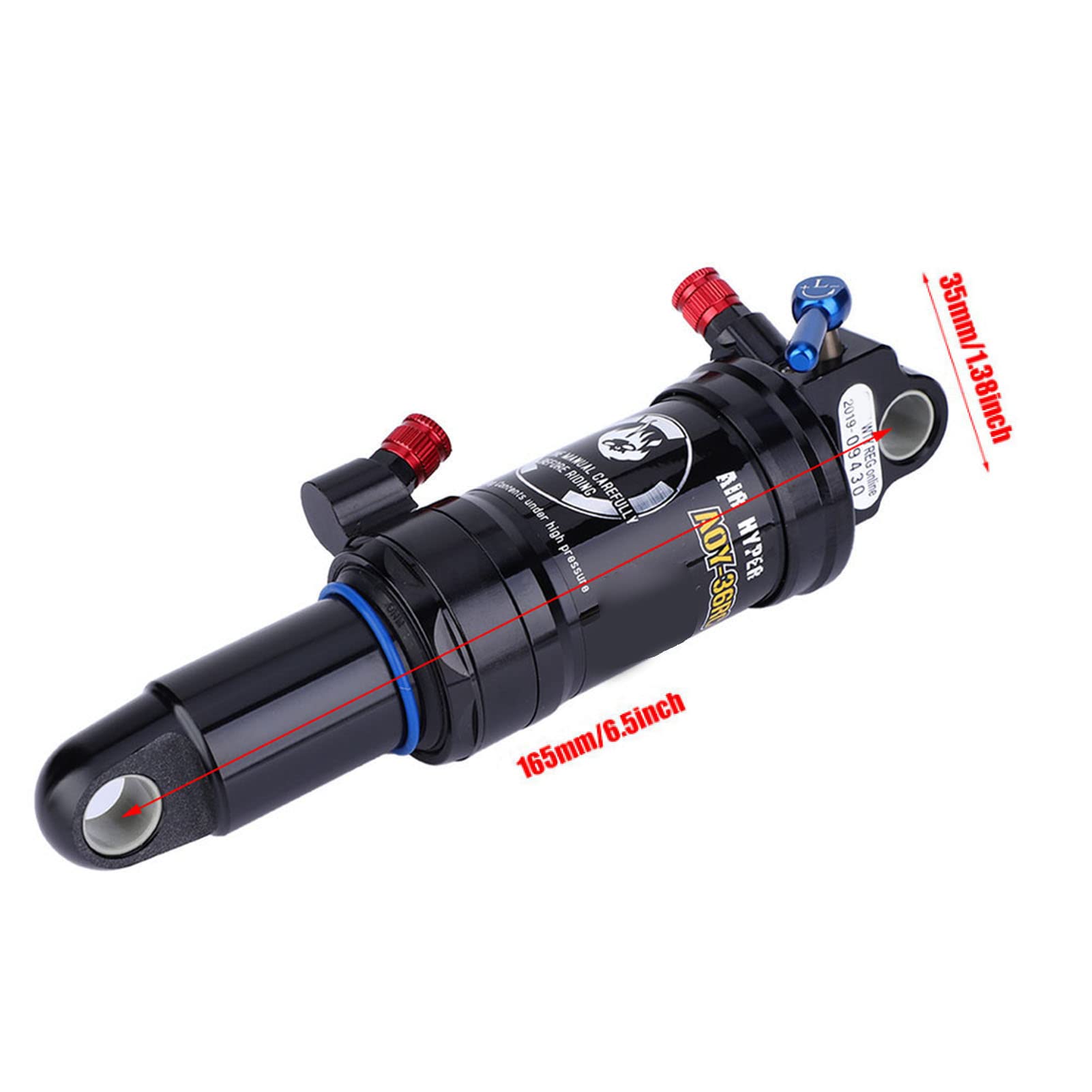 Acouto Amortyzator Rowerowy, Regulowane Ciśnienie Powietrza Hydrauliczne Amortyzatory Tylnego Zawieszenia do Skuterów Gazowych Mini Motocykle Elektryczne Dirt Bike ATV